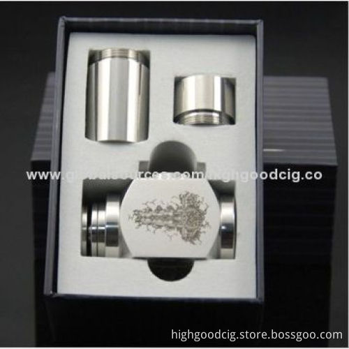 Pure Stainless Steel Mechanical Mod Hammer Electronic Cigarette with Gift Package